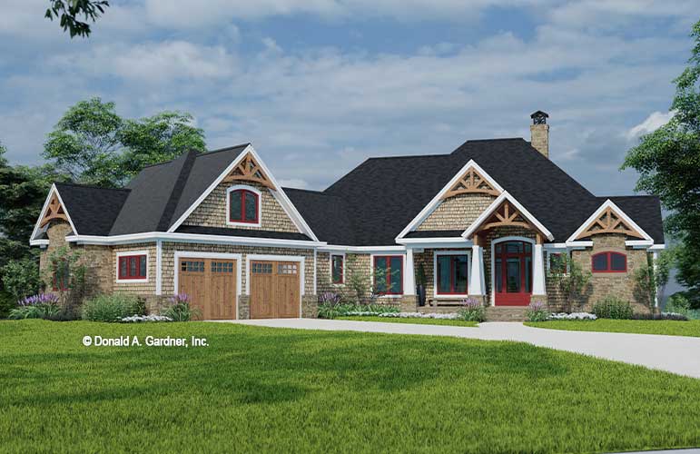 Sprawling Ranch House Plan With Five Bedrooms Donald Gardner Aia